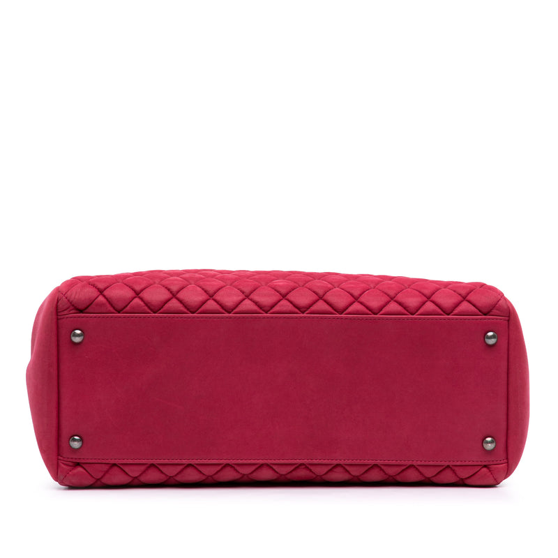 Large Quilted Lambskin Just Mademoiselle Bowling Bag - Image 3