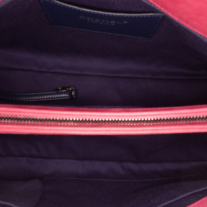 Large Quilted Lambskin Just Mademoiselle Bowling Bag - Image 4