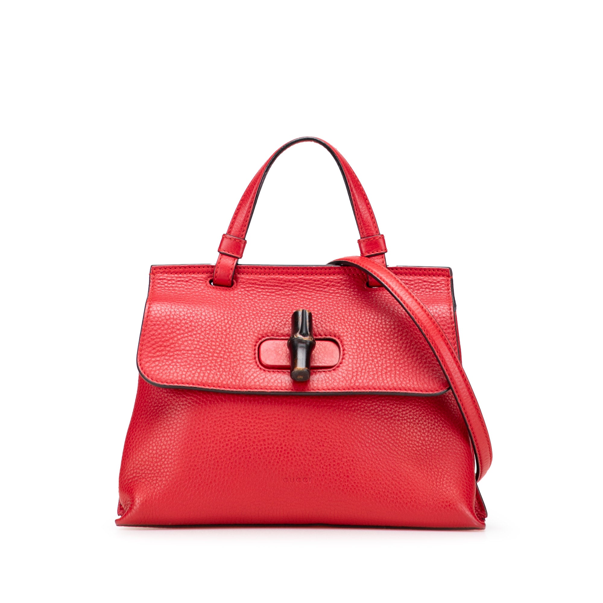 Small Calfskin Bamboo Daily Satchel - Image 1