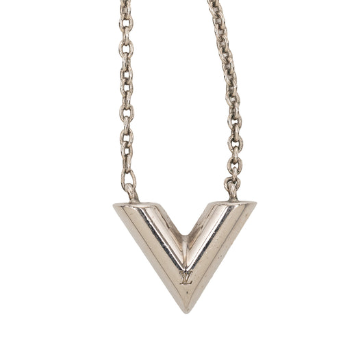 Silver Plated Essential V Supple Necklace - Image 1