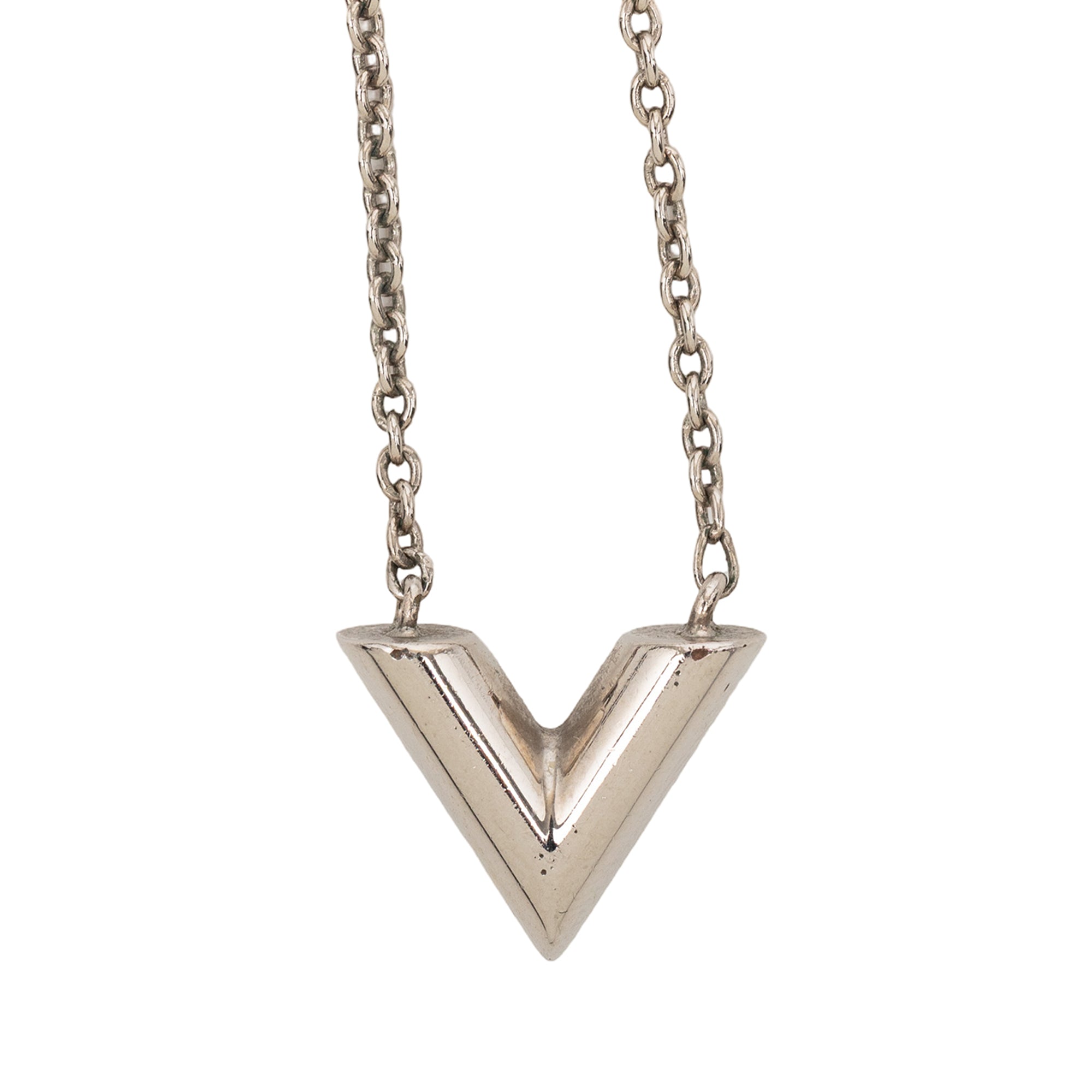 Silver Plated Essential V Supple Necklace - Image 2