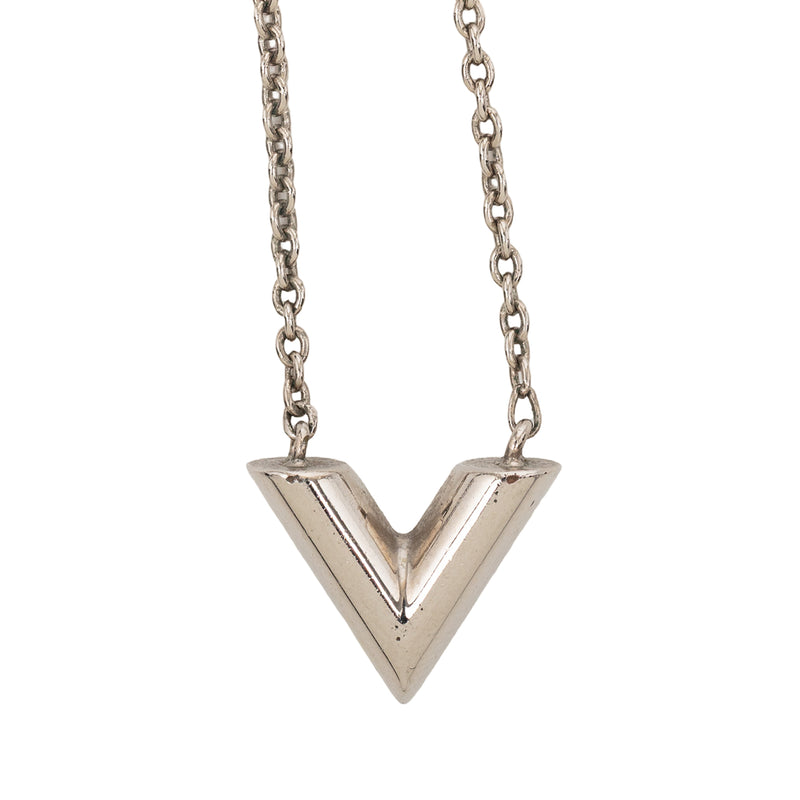 Silver Plated Essential V Supple Necklace - Image 2