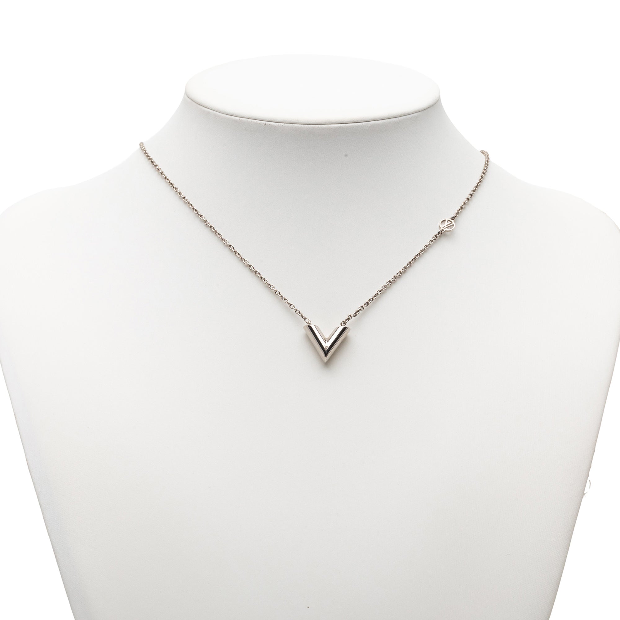 Silver Plated Essential V Supple Necklace - Image 7