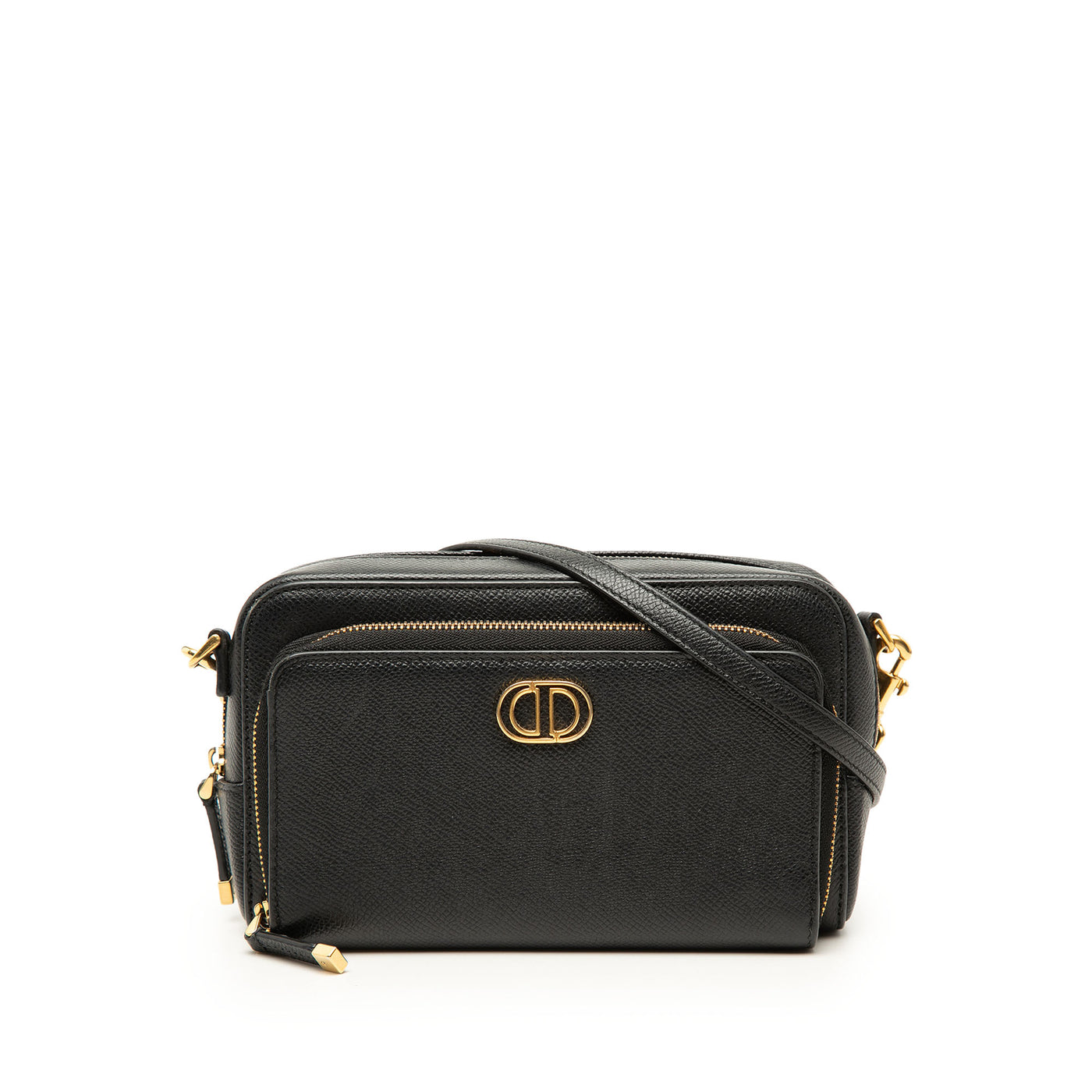 Grained Calfskin Caro Double Pouch - Image 1