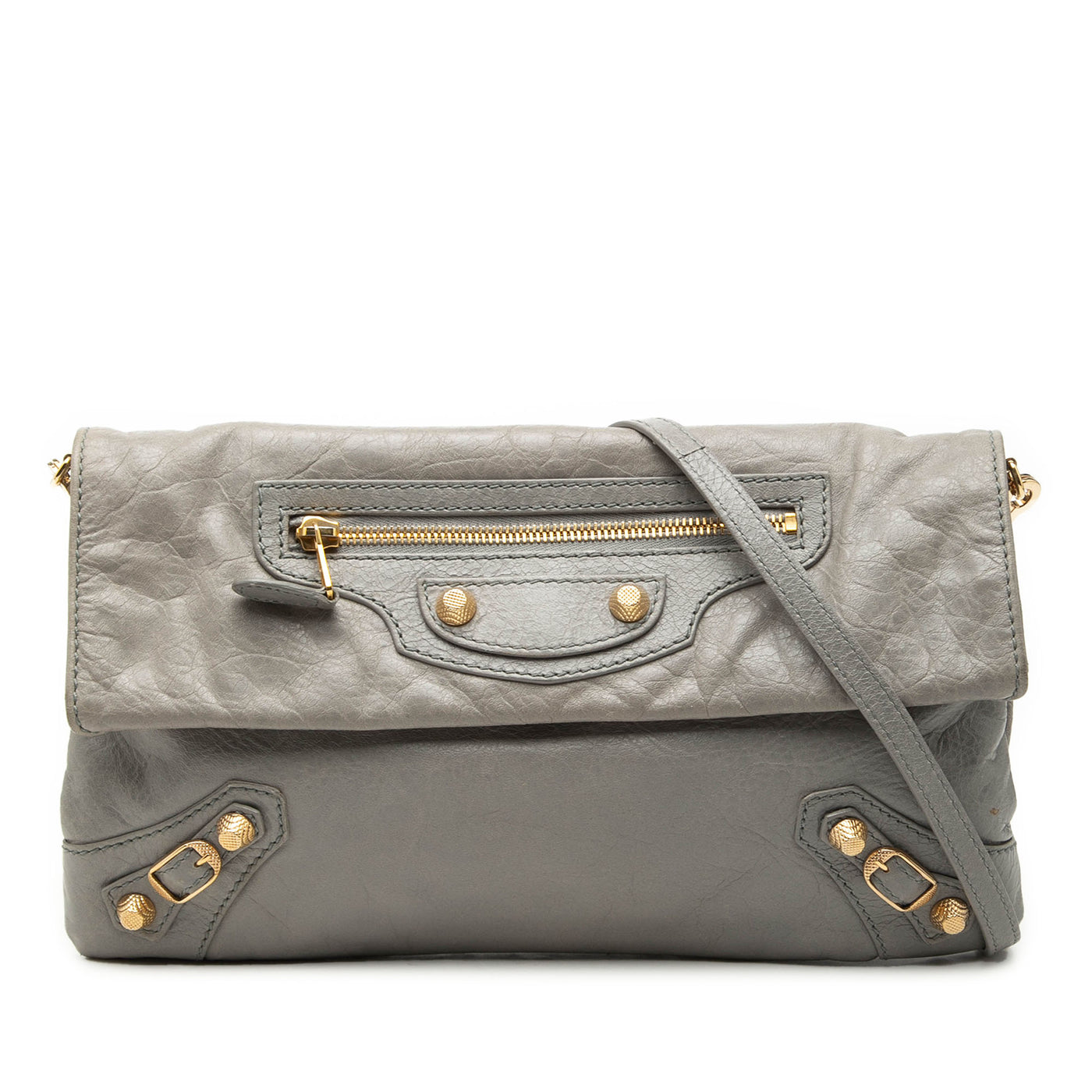 Lambskin Motocross Giant 12 Envelope Clutch With Strap - Image 1