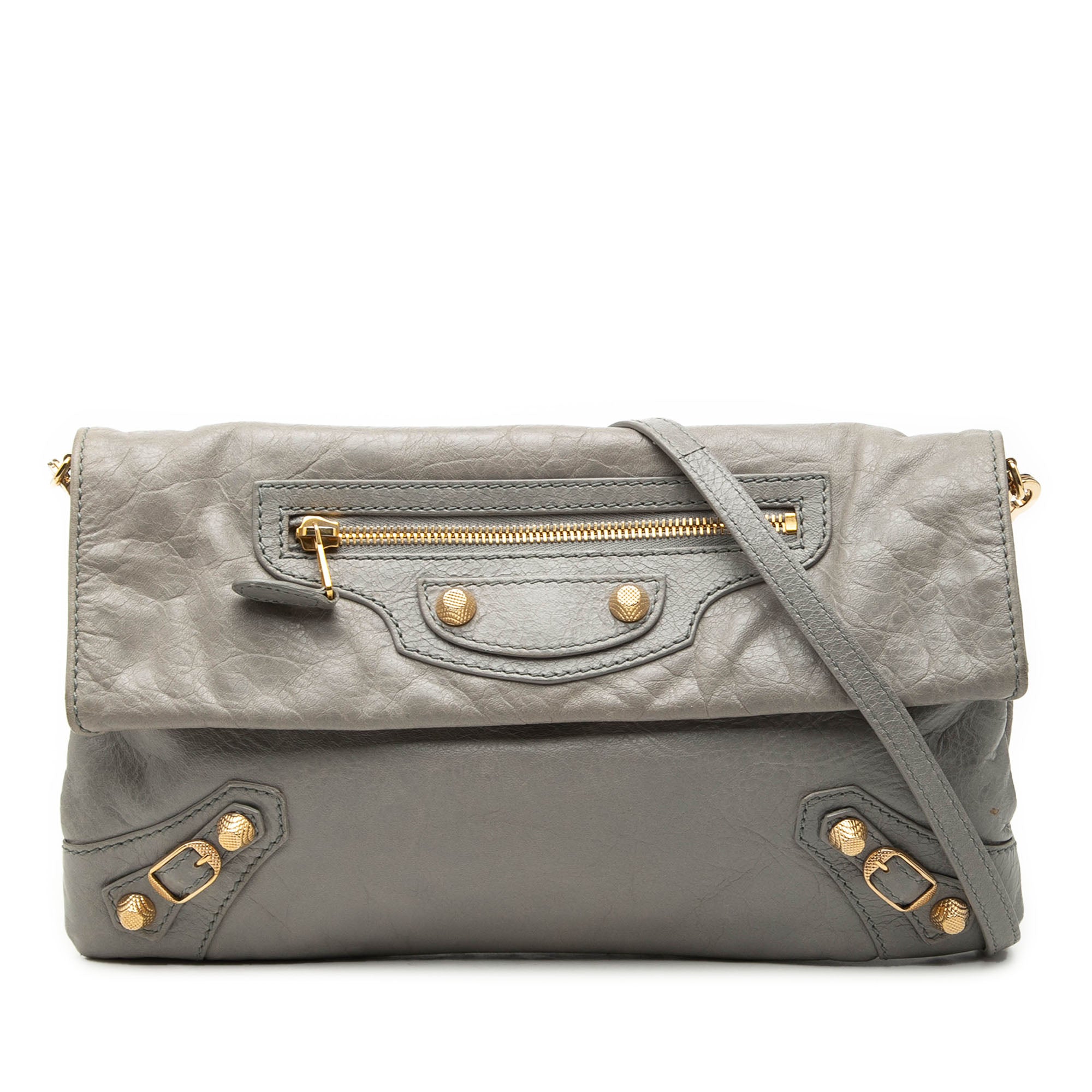 Lambskin Motocross Giant 12 Envelope Clutch With Strap - Image 1