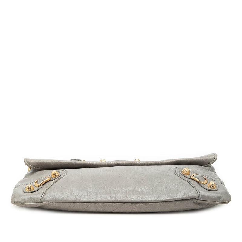 Lambskin Motocross Giant 12 Envelope Clutch With Strap - Image 3