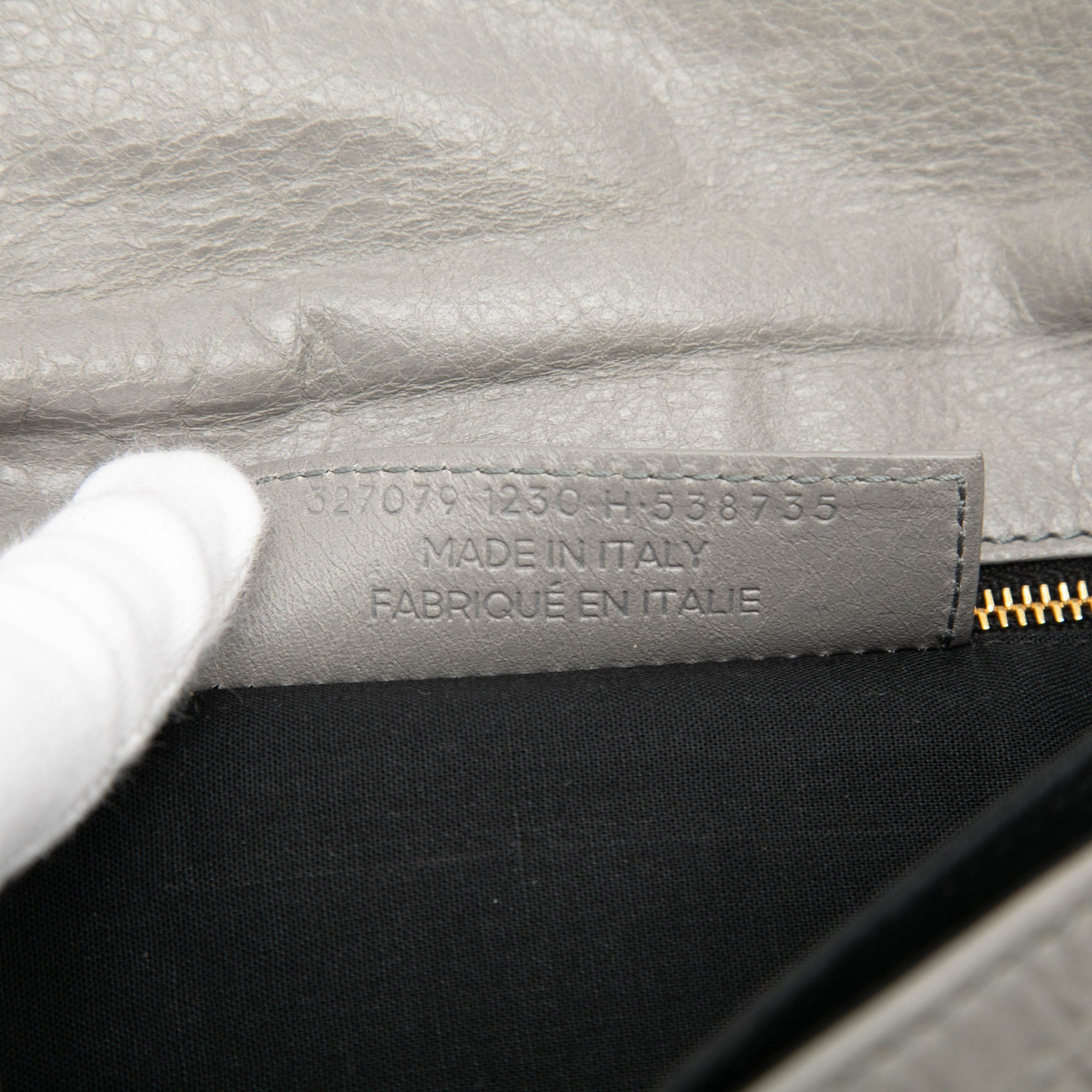 Lambskin Motocross Giant 12 Envelope Clutch With Strap - Image 6