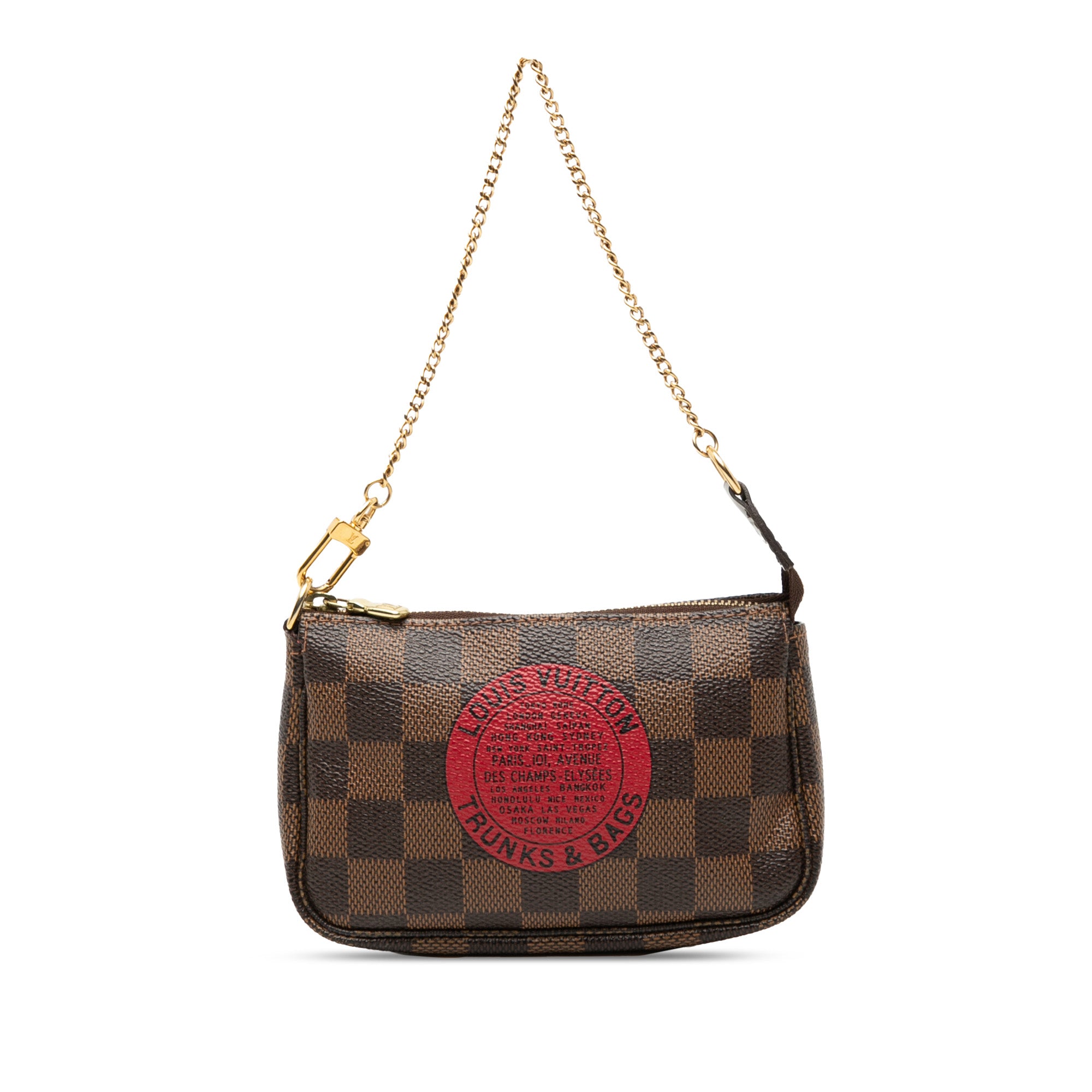 Damier Ebene Trunks and Bags Mini Pochette Accessoires - Image 1