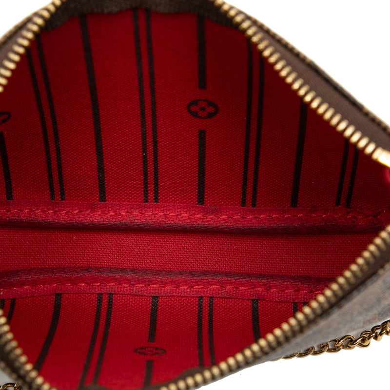 Damier Ebene Trunks and Bags Mini Pochette Accessoires - Image 4