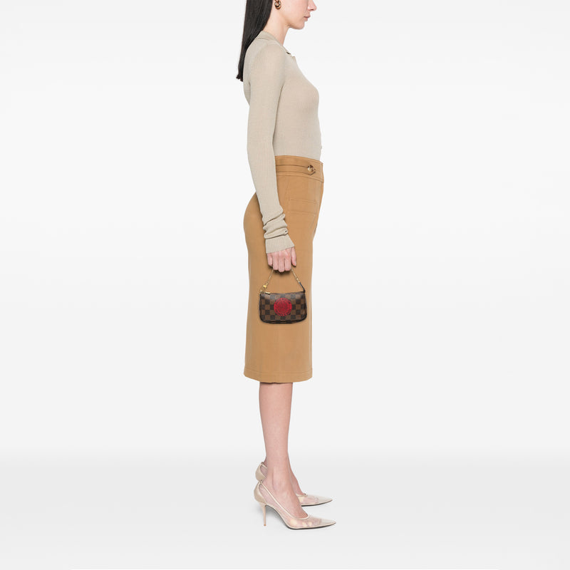 Damier Ebene Trunks and Bags Mini Pochette Accessoires - Image 7