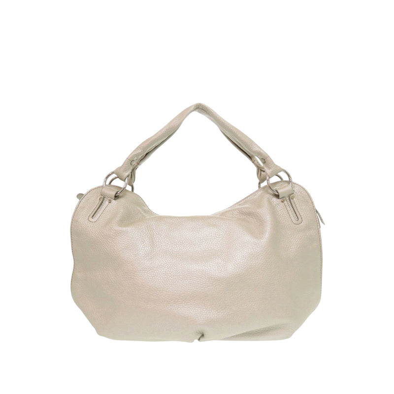 Grained Metallic Calfskin Bittersweet Hobo - Image 2