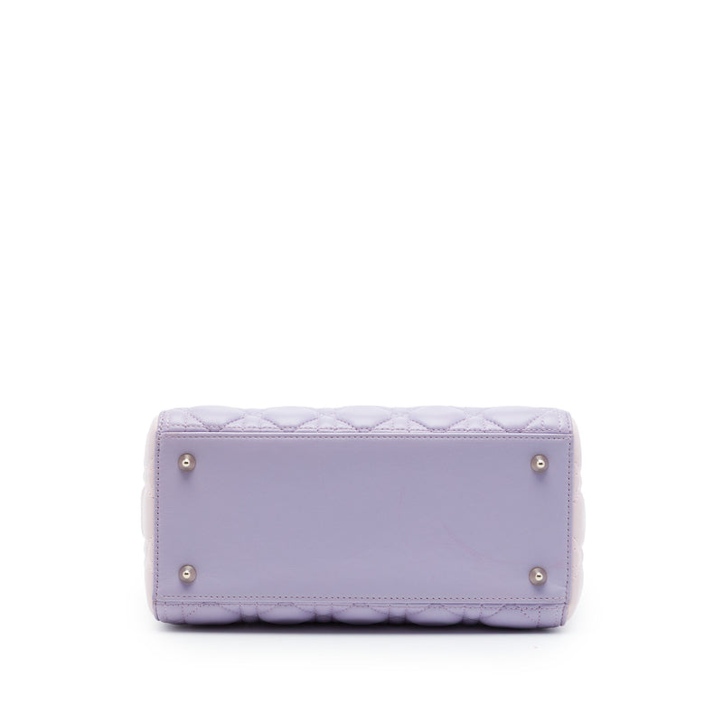 Medium Tricolor Lambskin Cannage Lady Dior - Image 3