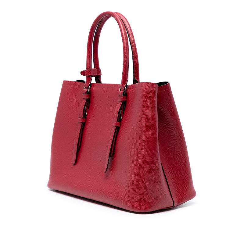 Medium Saffiano Cuir Double Handle Satchel - Image 2