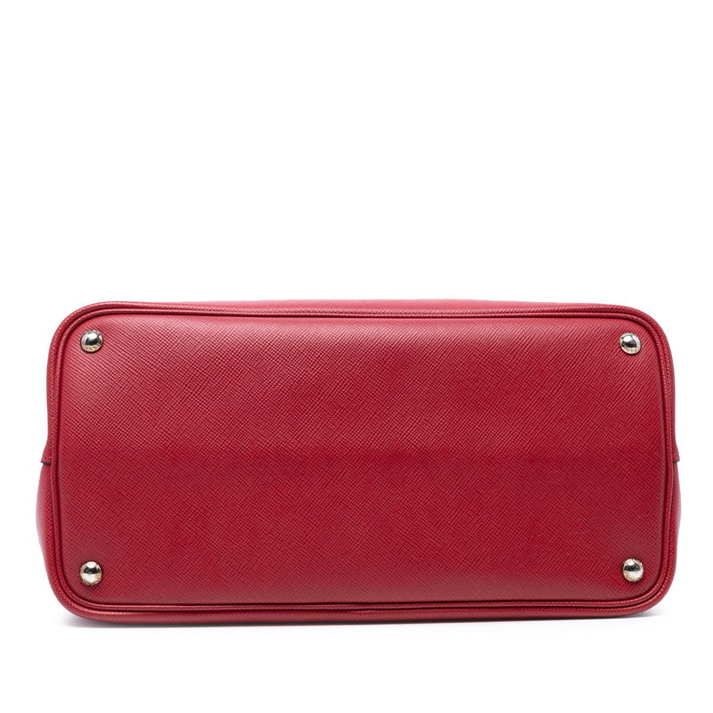Medium Saffiano Cuir Double Handle Satchel - Image 3