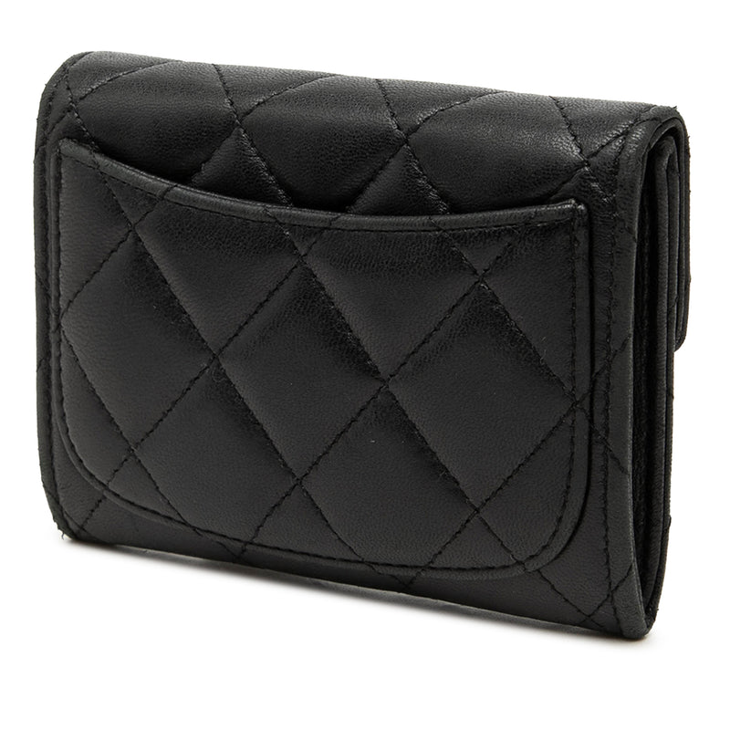 Classic Lambskin Flap Card Holder - Image 2