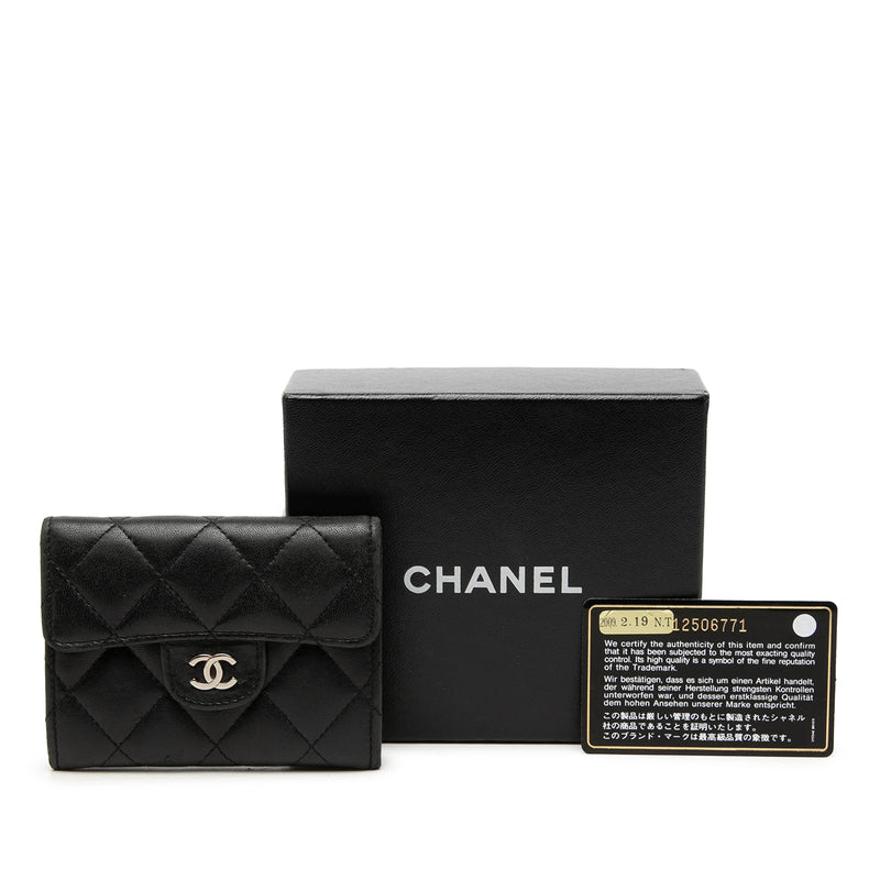 Classic Lambskin Flap Card Holder - Image 8