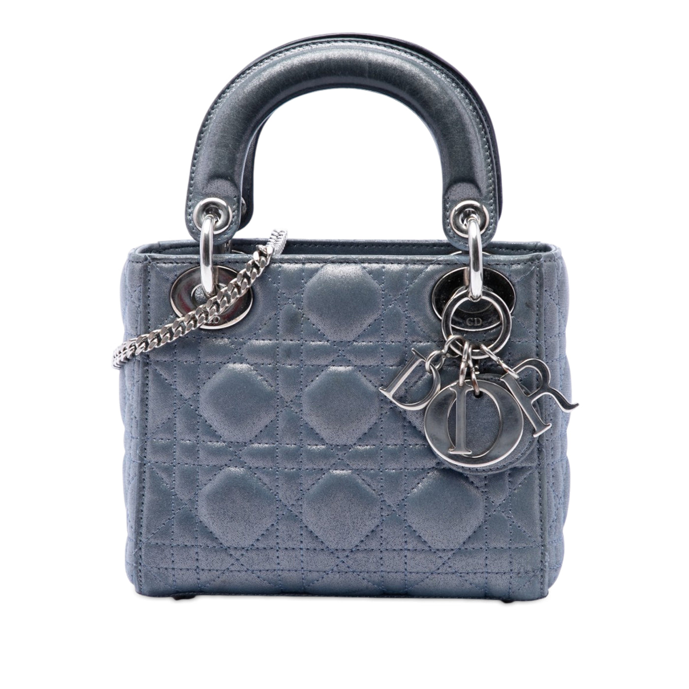 Mini Iridescent Lambskin Cannage Lady Dior - Image 1