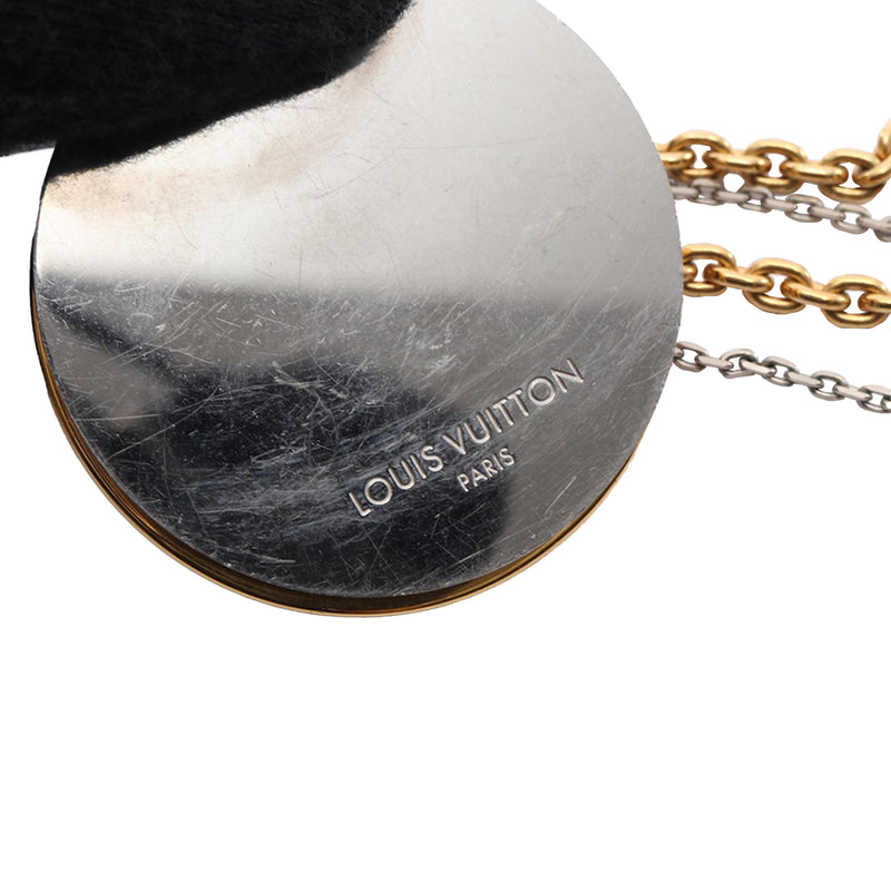 Gold Plated and Brass Louise Long Pendant Necklace - Image 3