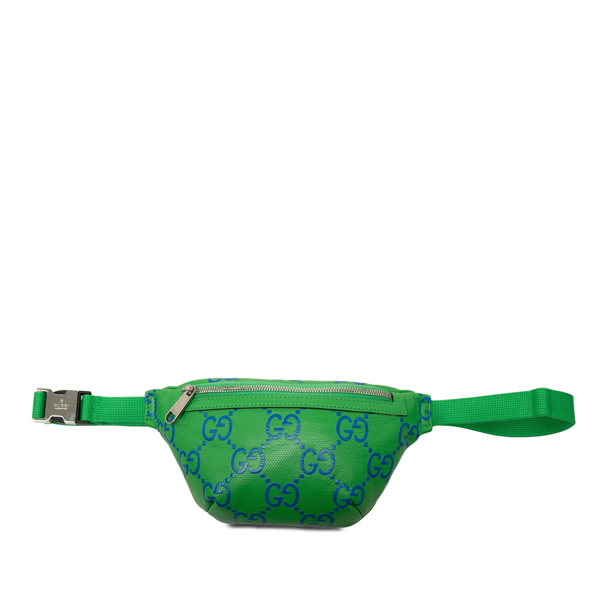 Bicolor GG Embossed Perforated Calfskin Belt Bag - Image 1