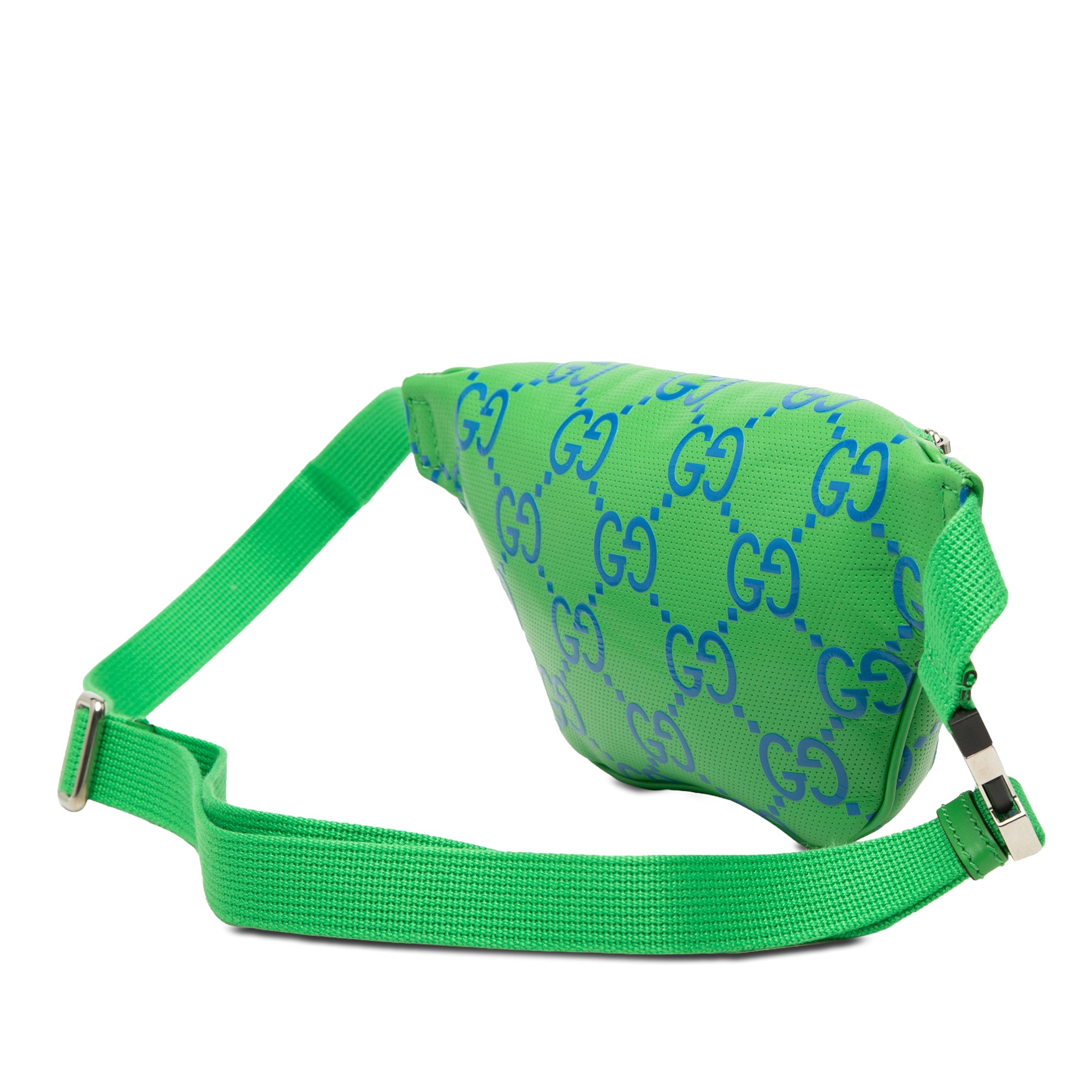 Bicolor GG Embossed Perforated Calfskin Belt Bag - Image 2