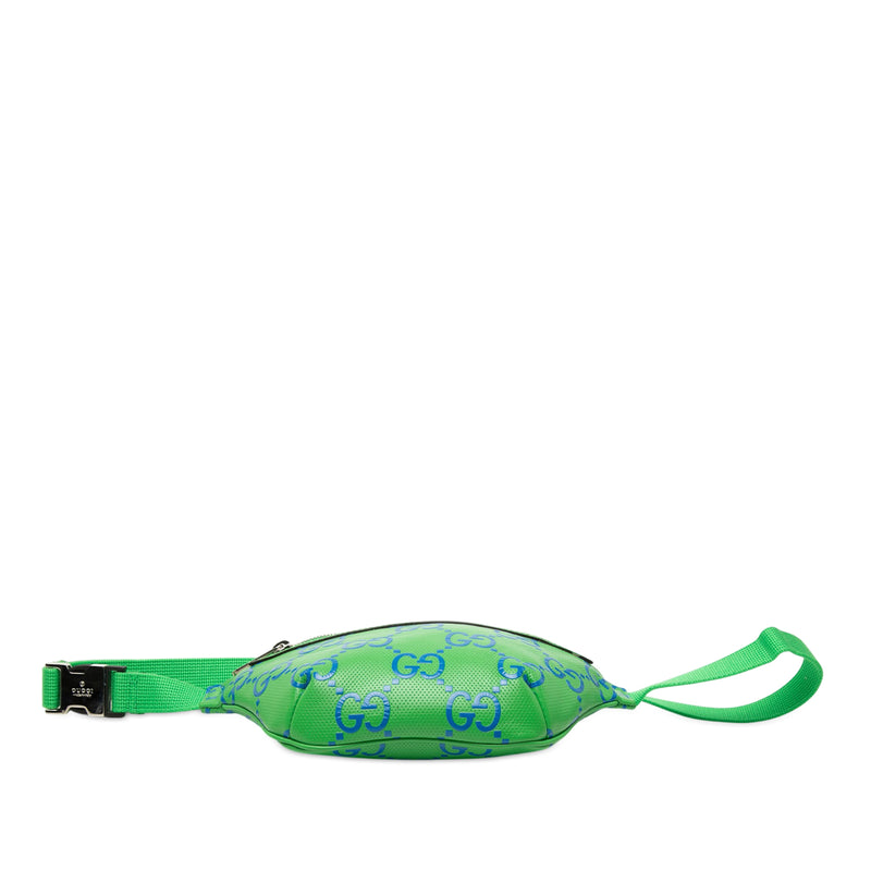 Bicolor GG Embossed Perforated Calfskin Belt Bag - Image 3