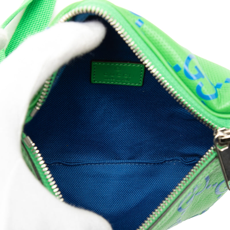 Bicolor GG Embossed Perforated Calfskin Belt Bag - Image 4