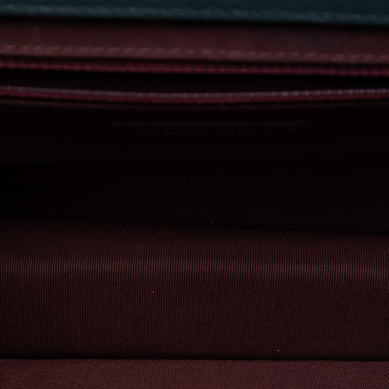 Medium Quilted Goatskin CC University Flap - Image 4