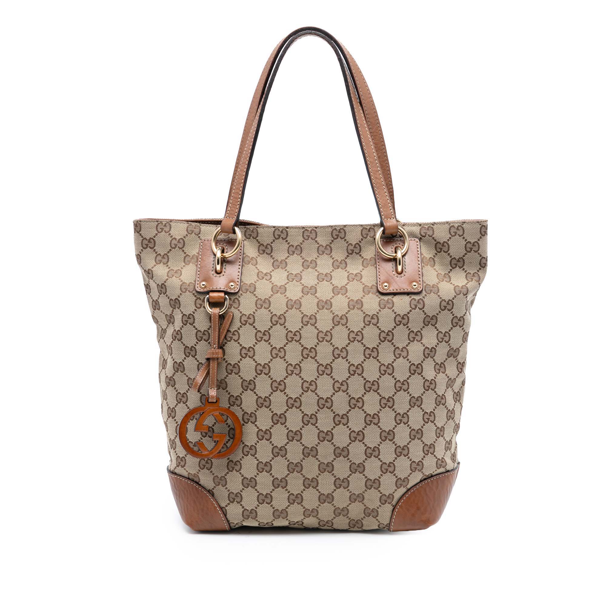 Medium GG Canvas GG Charm Tote - Image 1