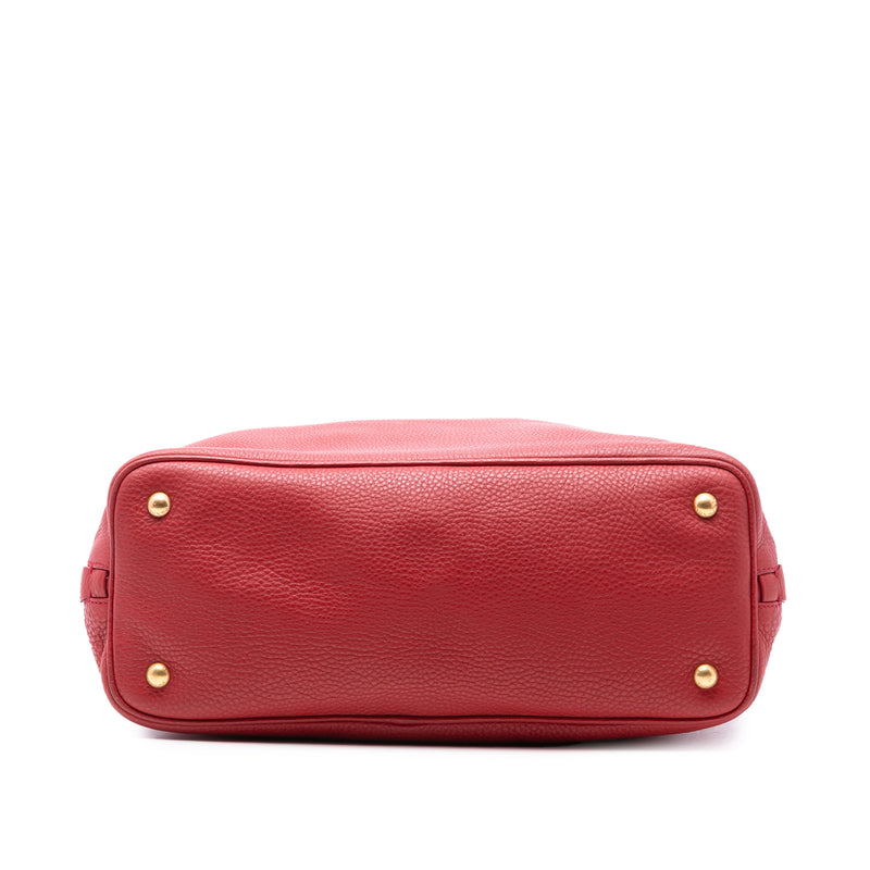 Vitello Daino Side Zip Shopper Tote - Image 3