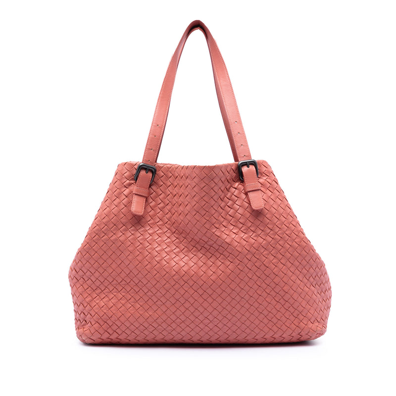 Large Nappa Intrecciato Cesta Tote