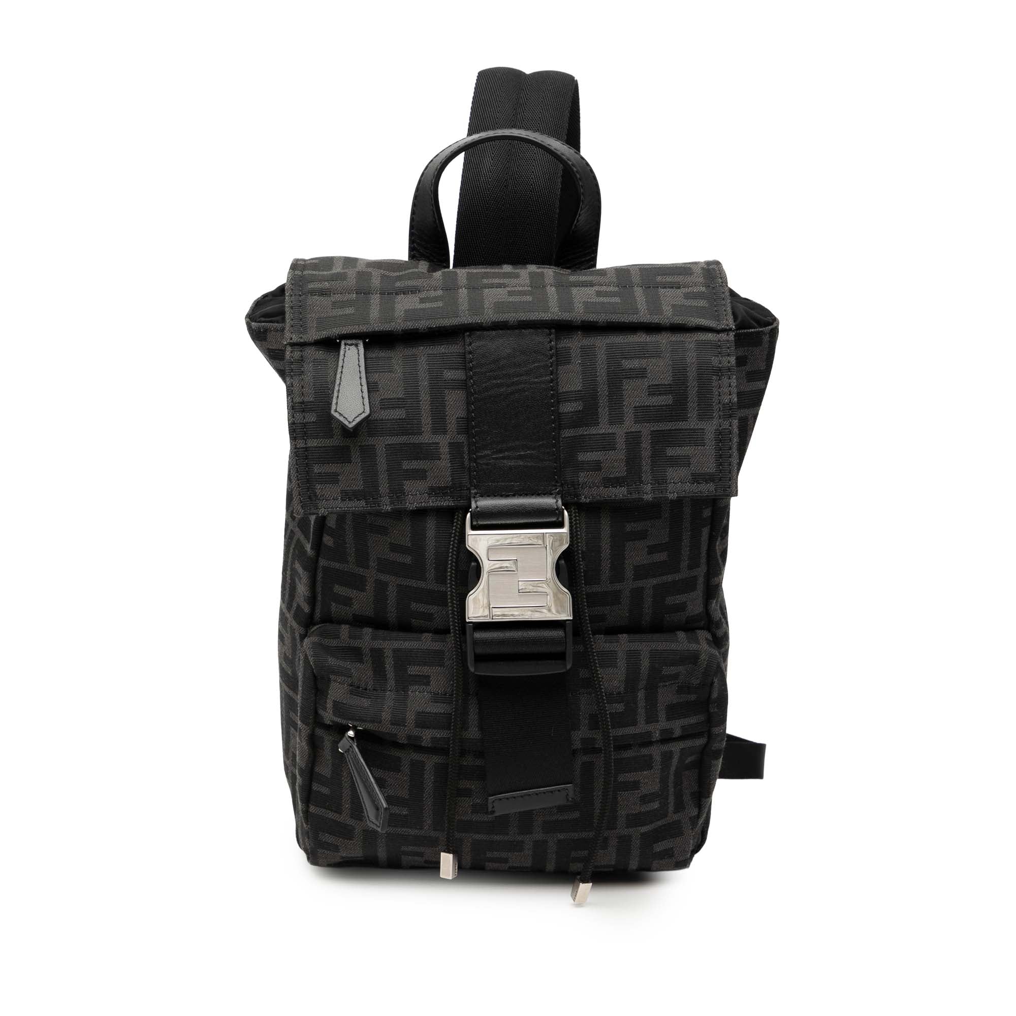 Small Zucca Canvas Fendiness Backpack - Image 1
