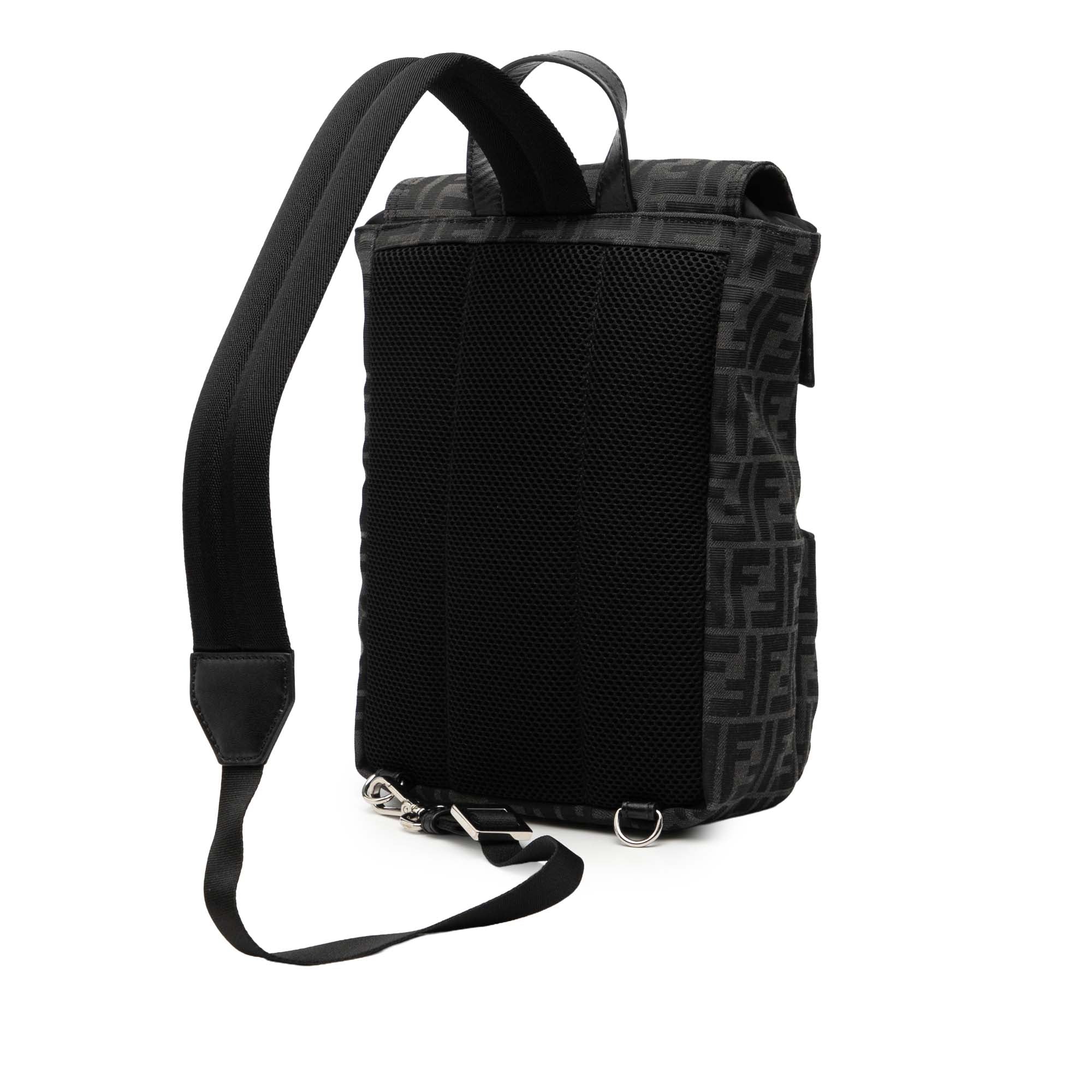 Small Zucca Canvas Fendiness Backpack - Image 2