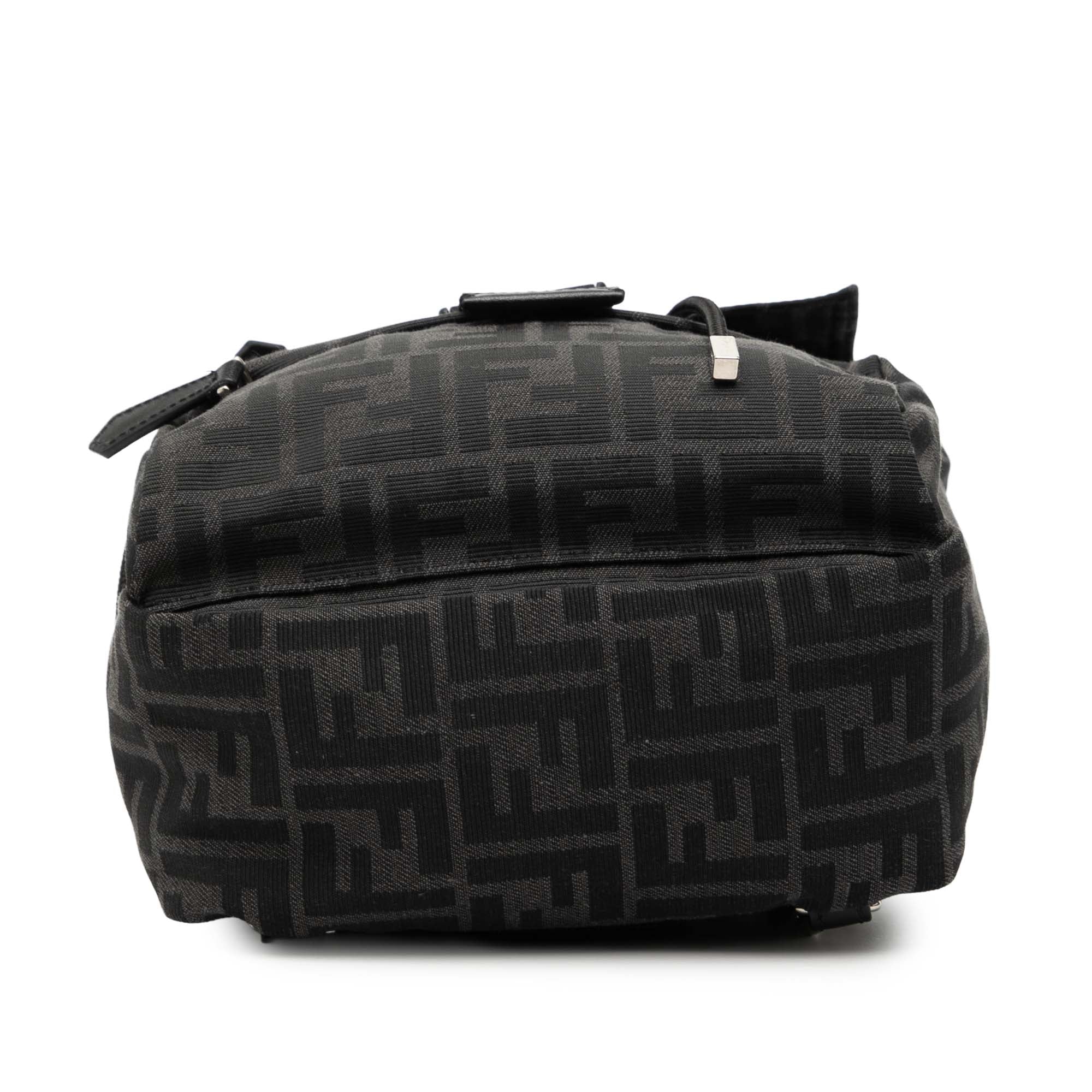 Small Zucca Canvas Fendiness Backpack - Image 3