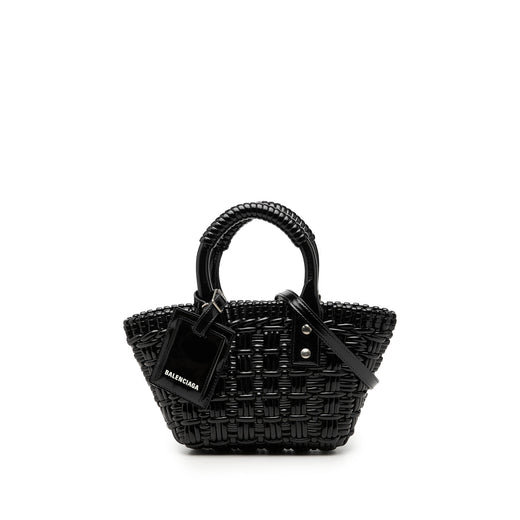 Faux Leather Bistro Basket Bag XXS - Image 1