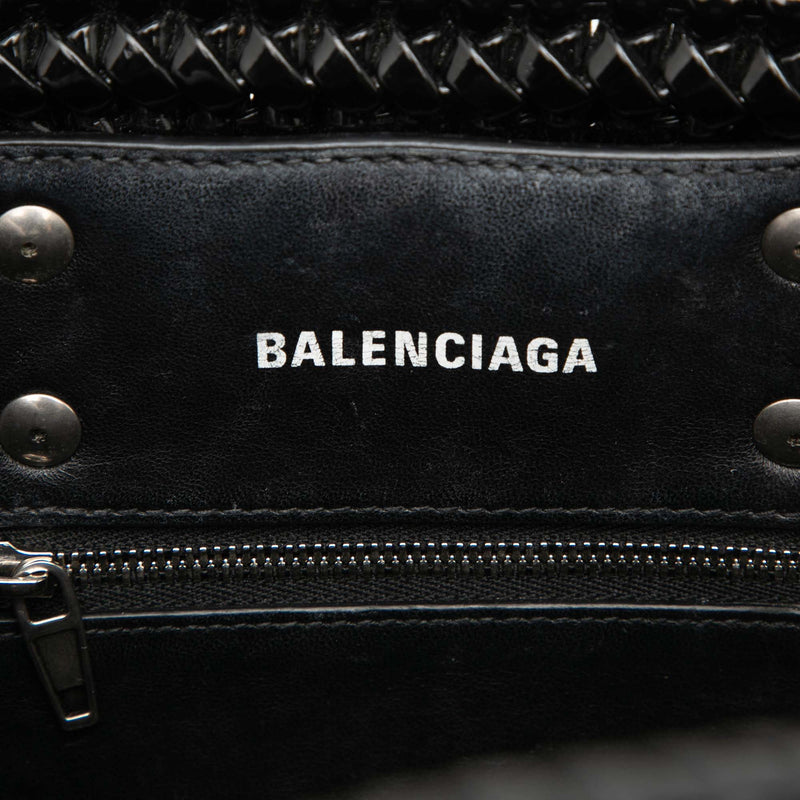 Faux Leather Bistro Basket Bag XXS - Image 5