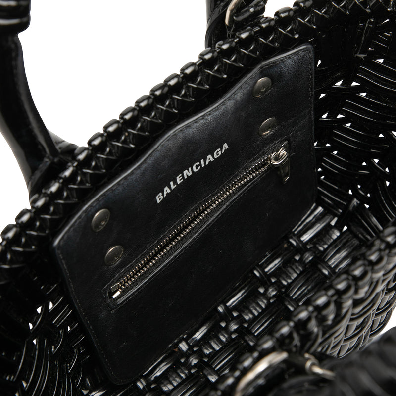 Faux Leather Bistro Basket Bag XXS - Image 8