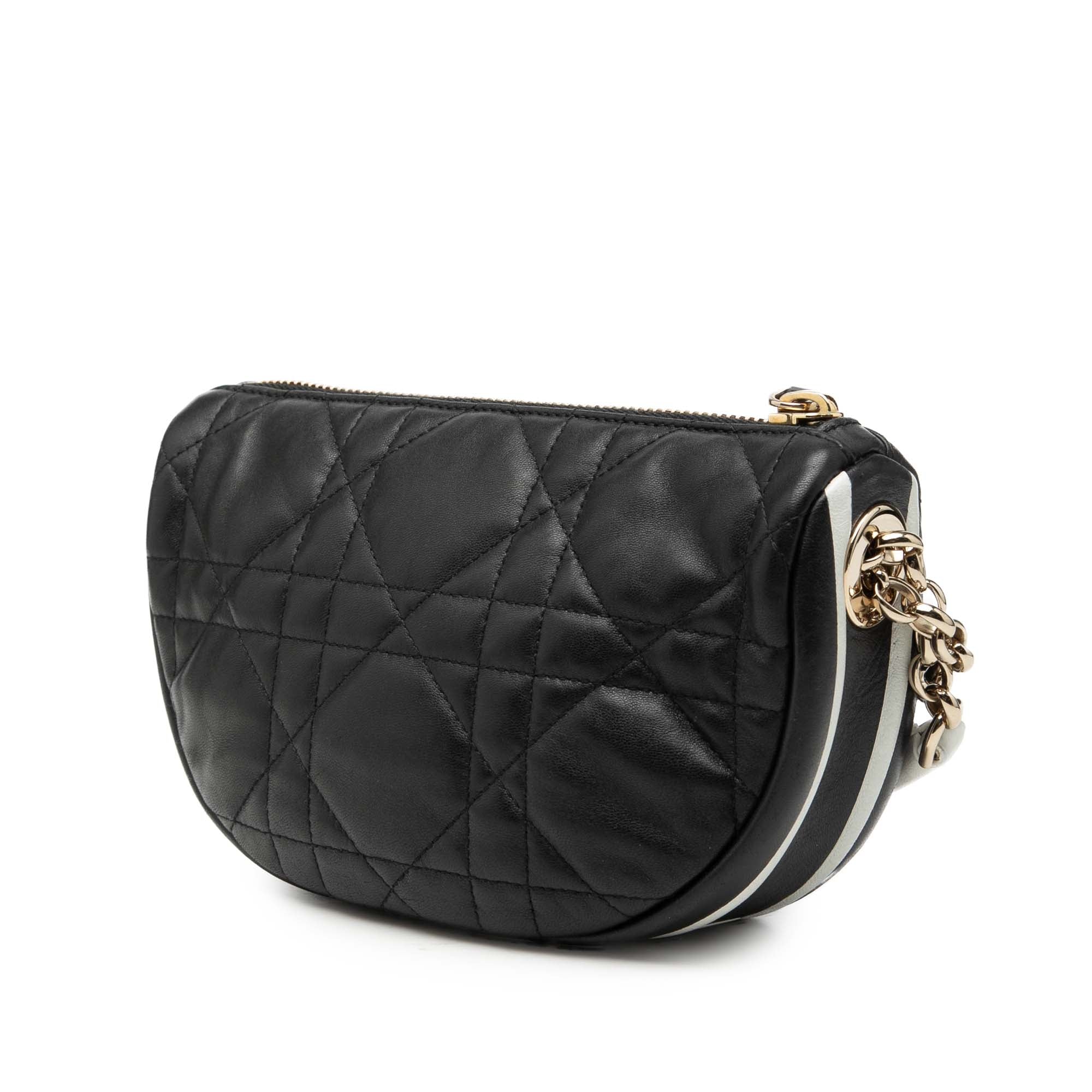 Small Lambskin Cannage Dior Vibe Hobo - Image 2