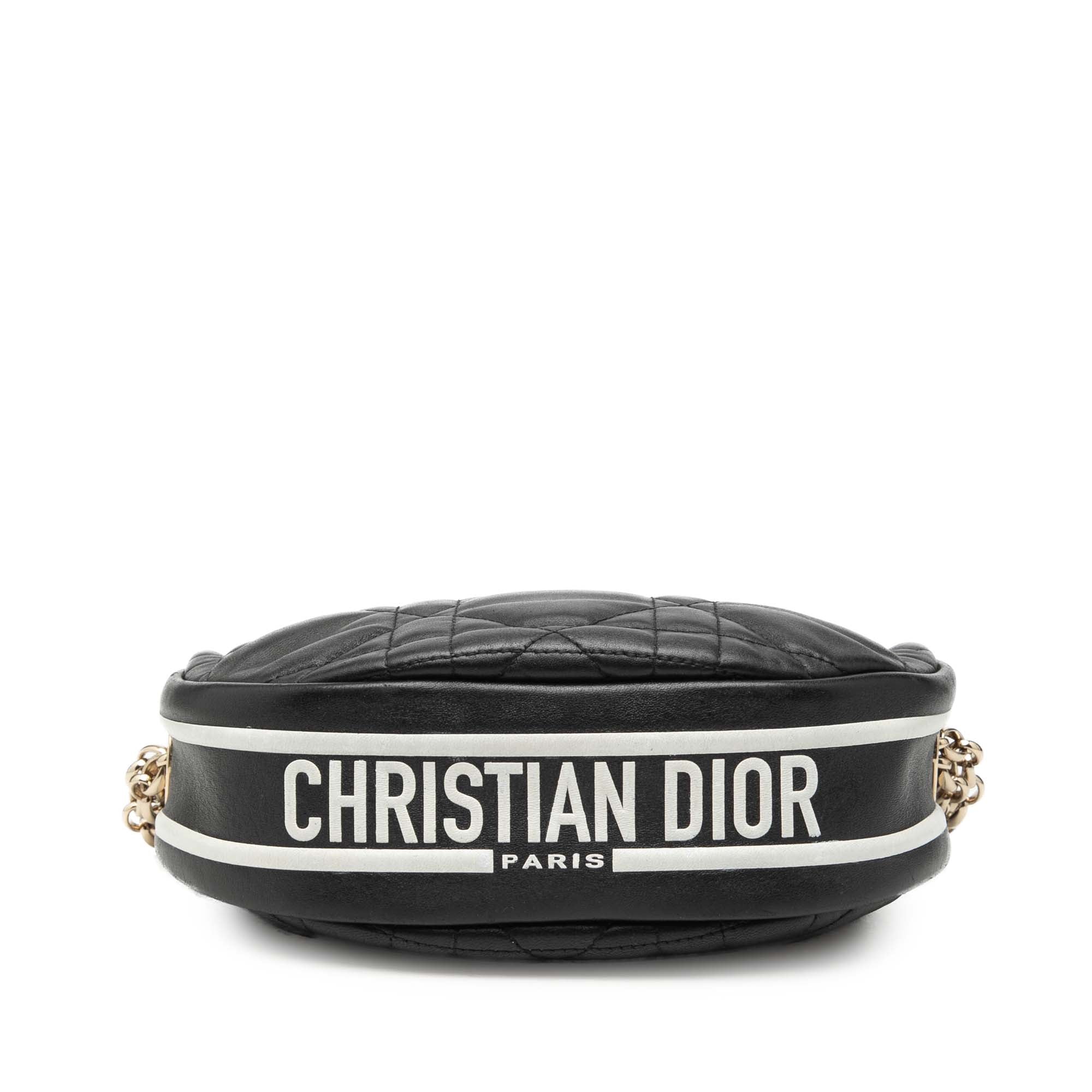 Small Lambskin Cannage Dior Vibe Hobo - Image 3