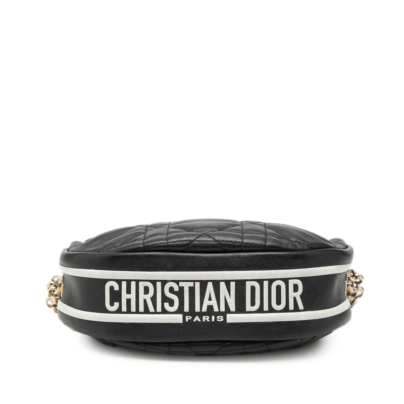 Small Lambskin Cannage Dior Vibe Hobo - Image 3