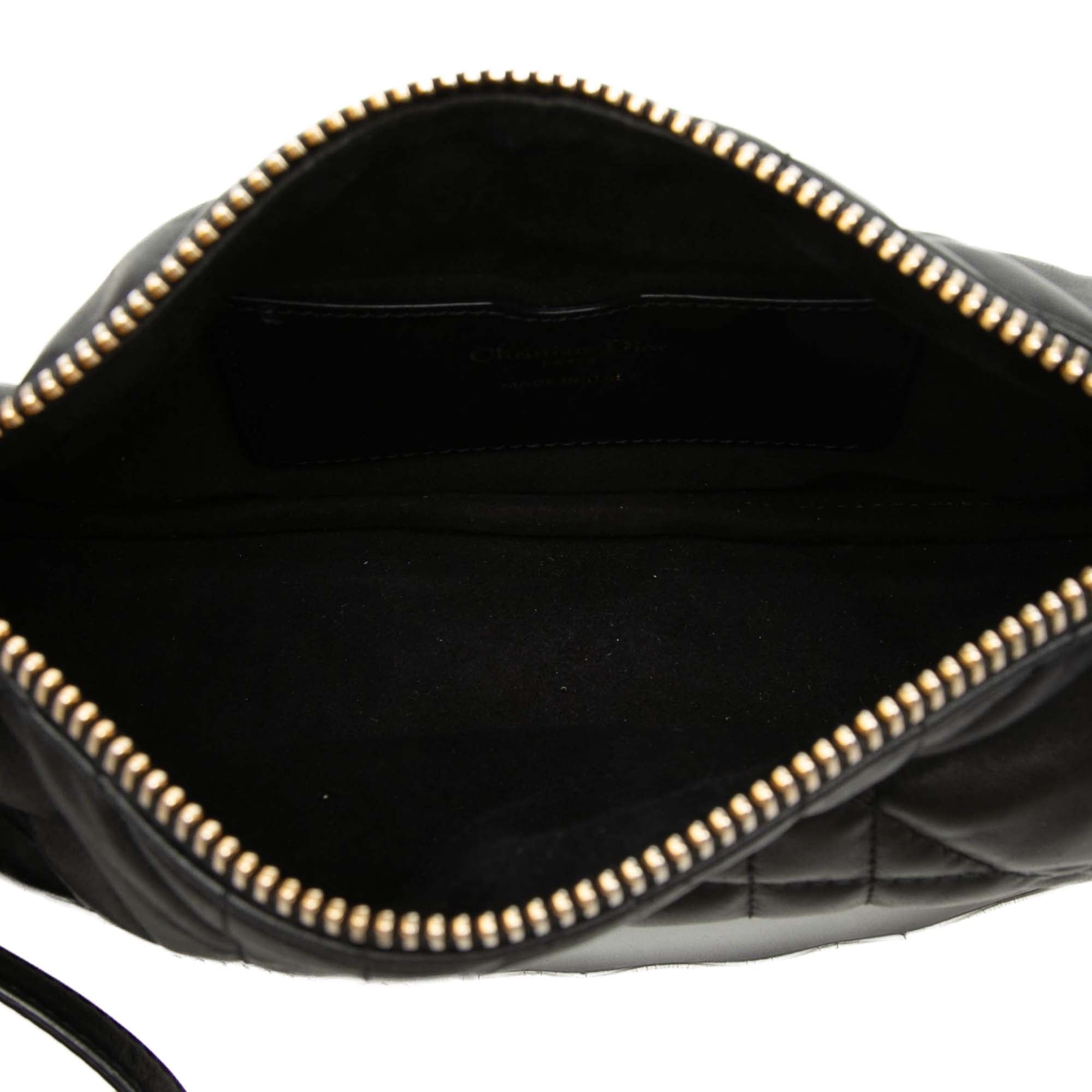 Small Lambskin Cannage Dior Vibe Hobo - Image 4