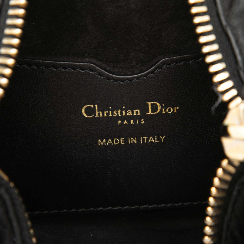 Small Lambskin Cannage Dior Vibe Hobo - Image 5