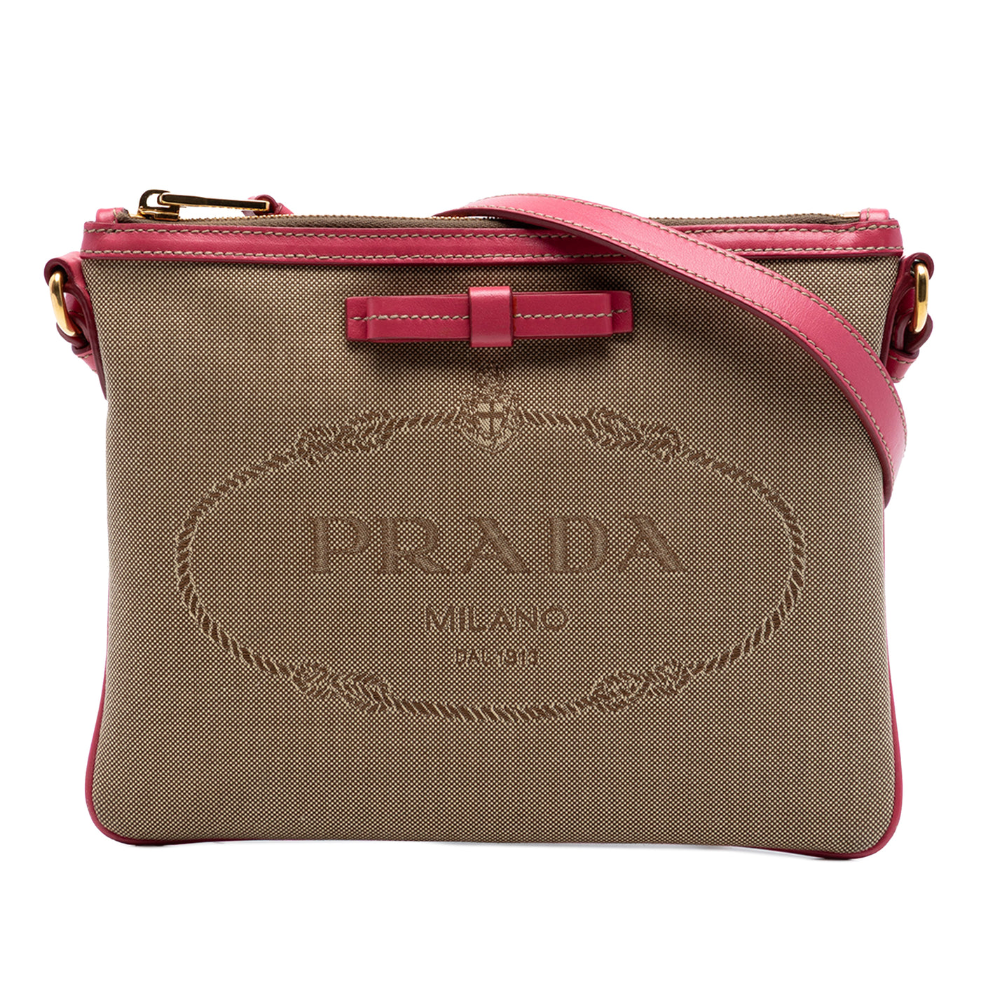 Canvas Canapa Logo Bow Crossbody - Image 1