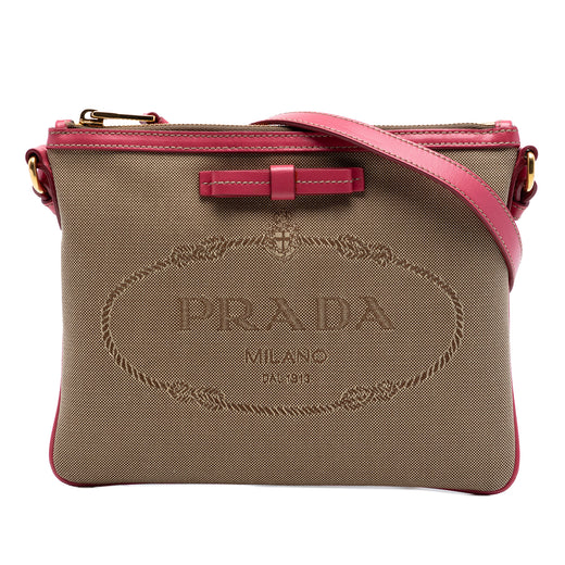 Canvas Canapa Logo Bow Crossbody - Image 1