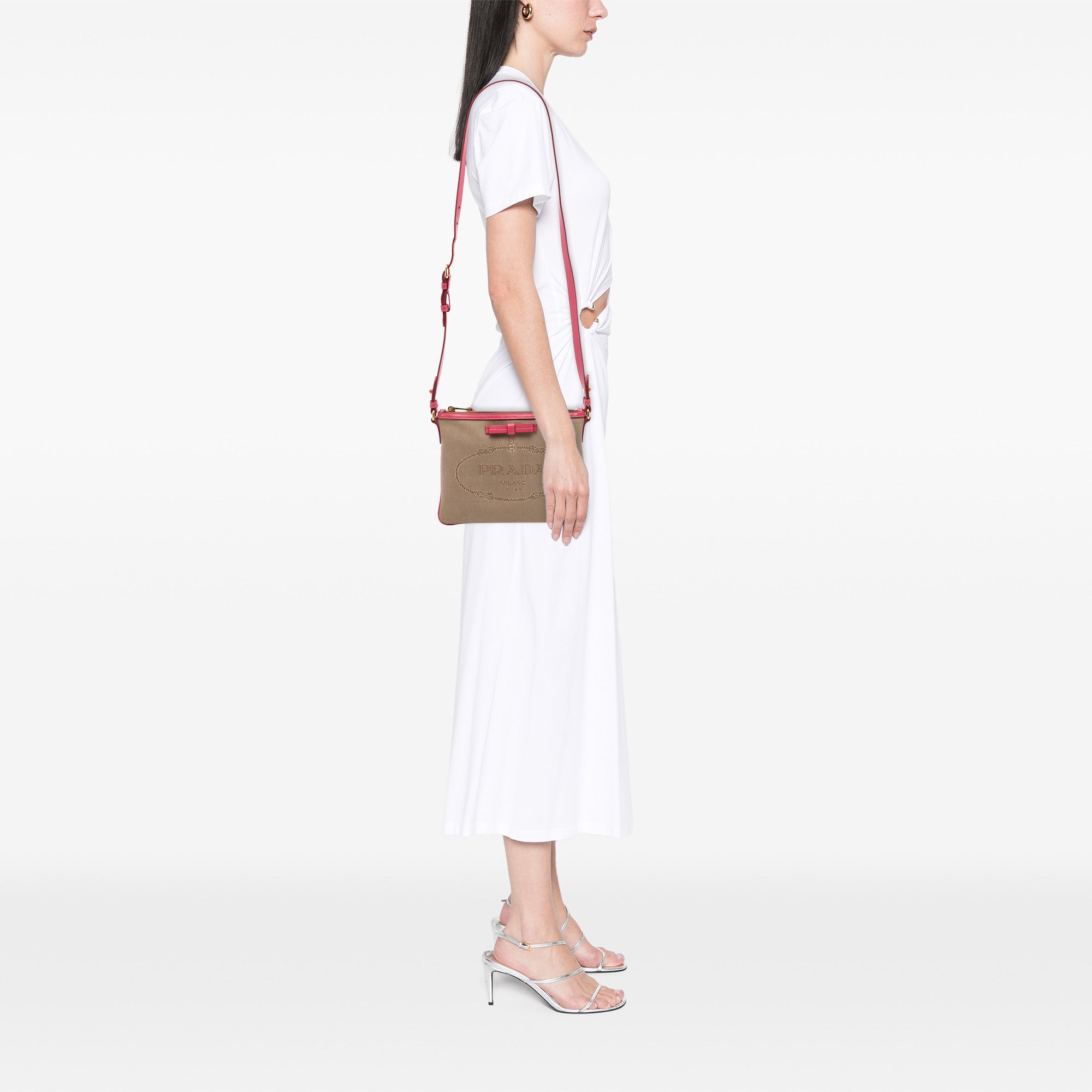Canvas Canapa Logo Bow Crossbody - Image 6