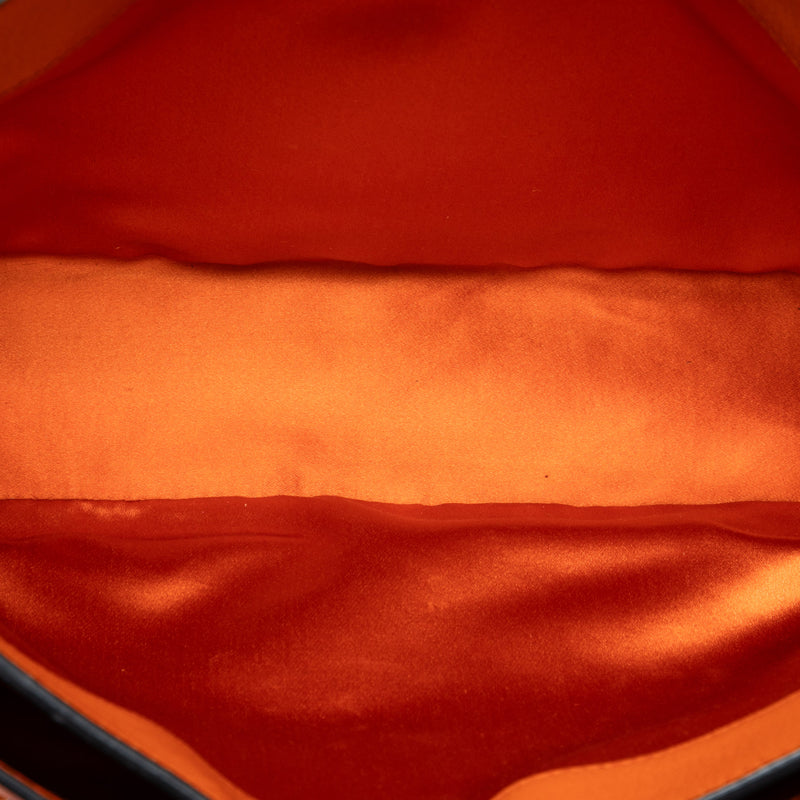 Goatskin Madras Flap Satchel - Image 4