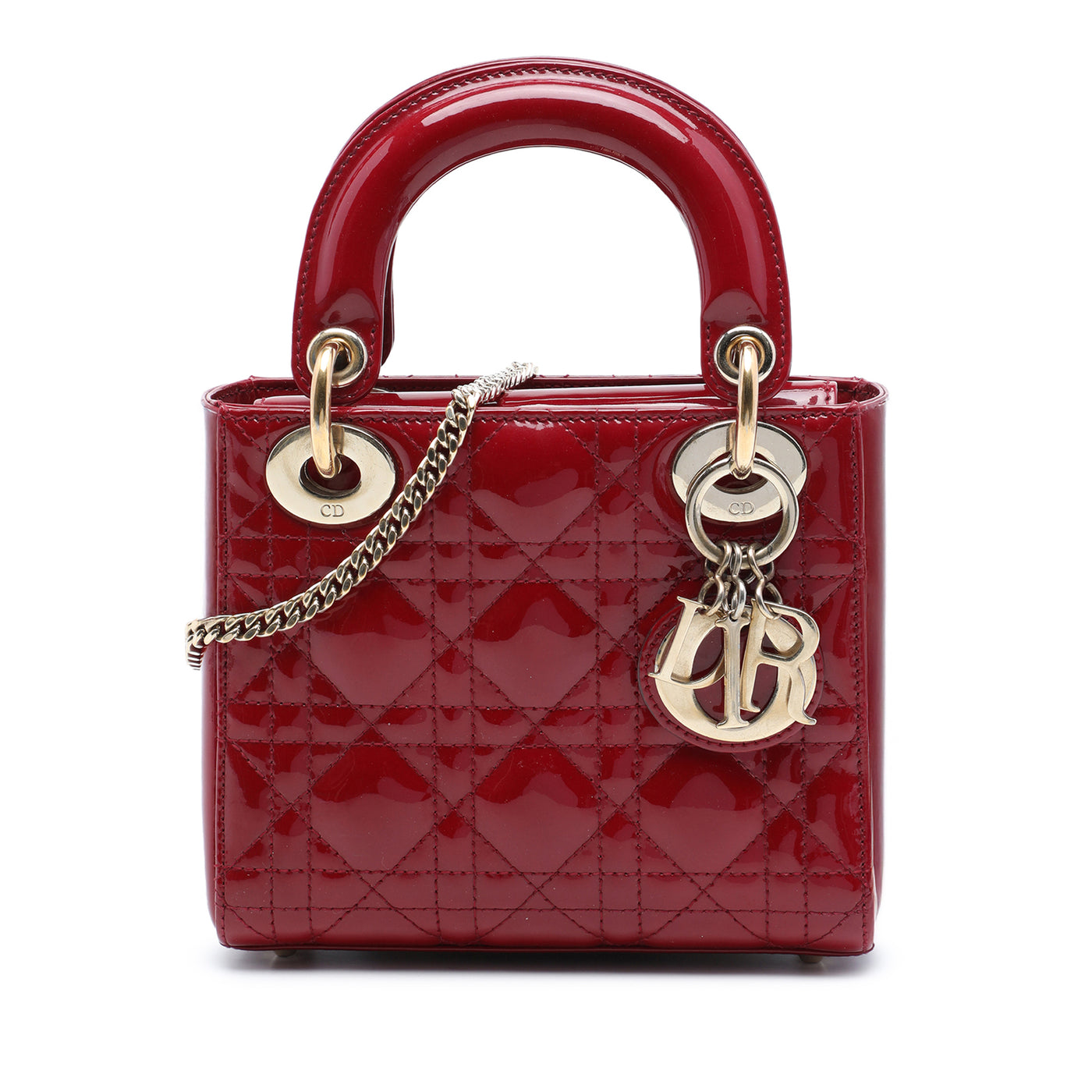 Mini Patent Cannage Lady Dior - Image 1