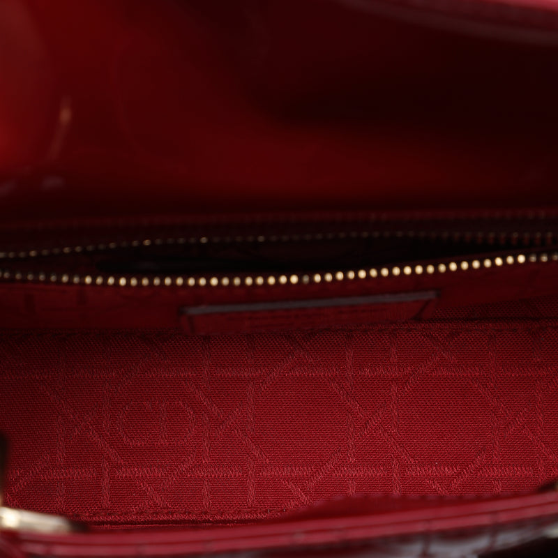 Mini Patent Cannage Lady Dior - Image 4