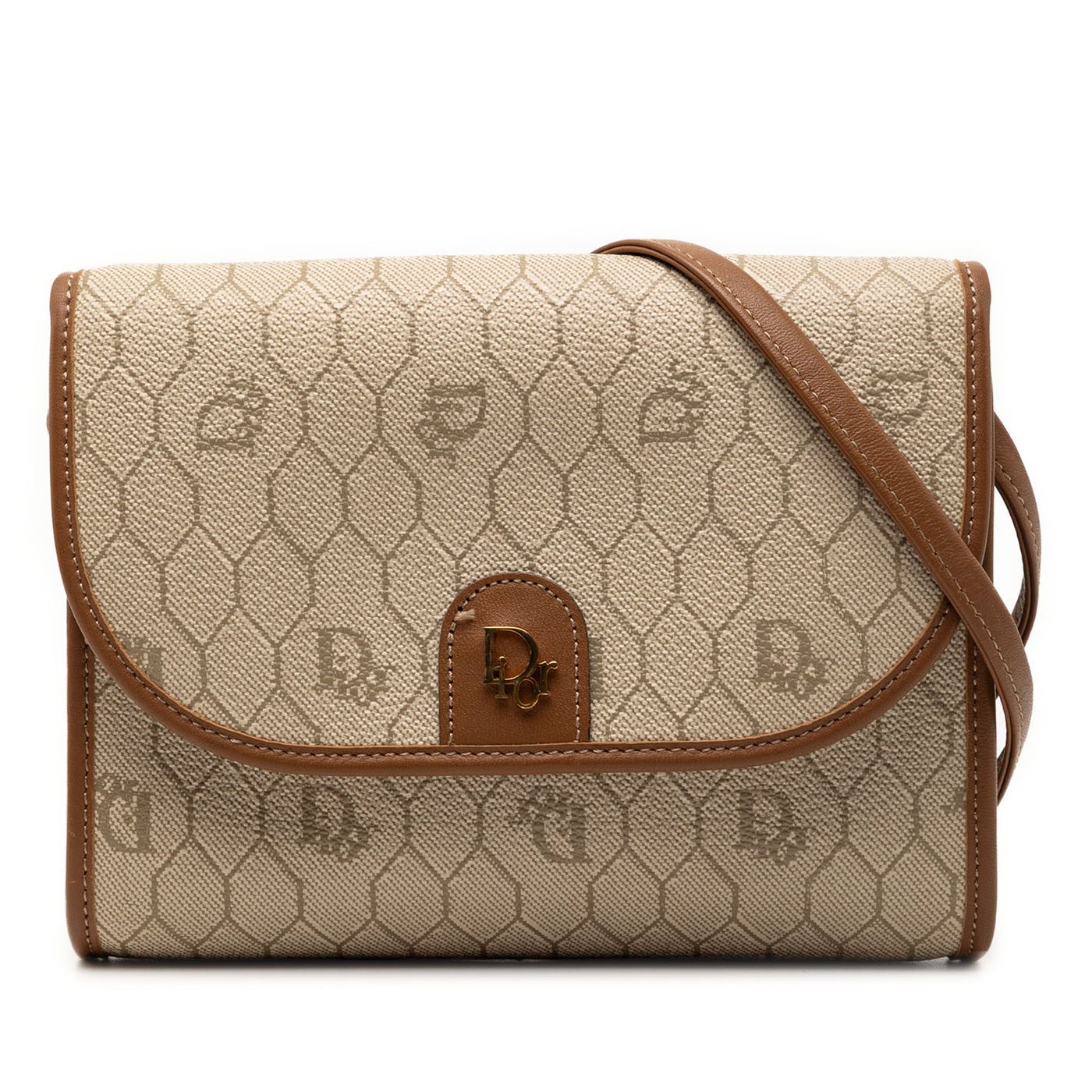 Honeycomb Coated Canvas Crossbody - Image 1