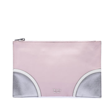 Tricolor Saffiano Clutch - Image 1